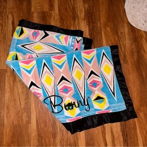 Beach Bunny Swimwear Aztec Print Oversized Towel